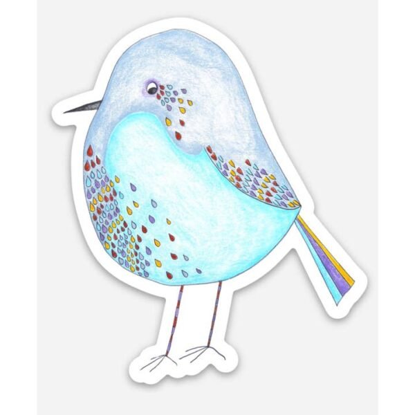 Jean Bird Sticker from natchie