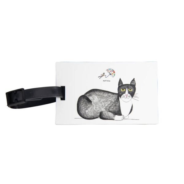 Jasper Cat Luggage Tag from natchie