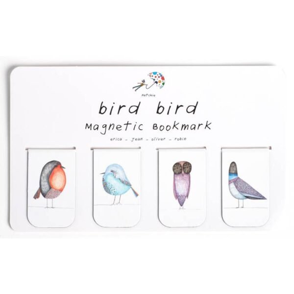 Bird Bird Magnetic Bookmarks from natchie