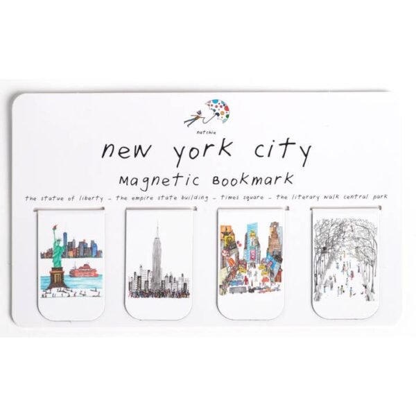 NYC Magnetic Bookmarks from natchie