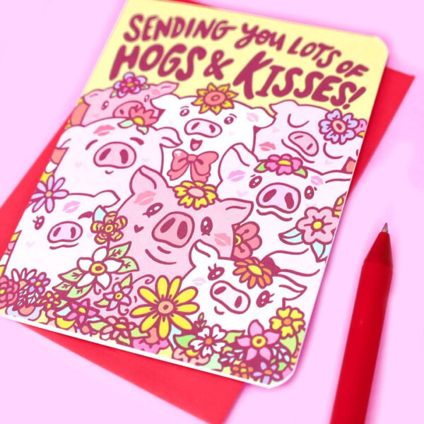 Hogs and Kisses Card from Turtle's Soup - Image 2