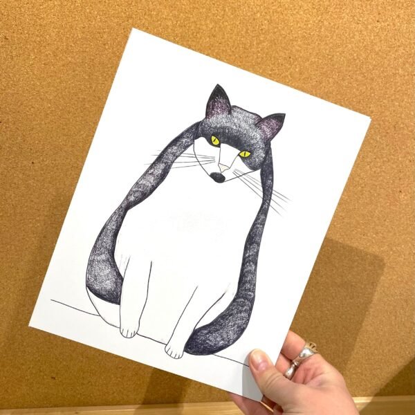 Adam Jones Cat 8x10 Art Print from natchie
