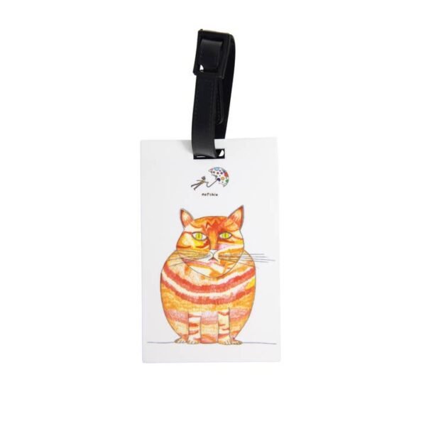 Malcolm Cat Luggage Tag from natchie